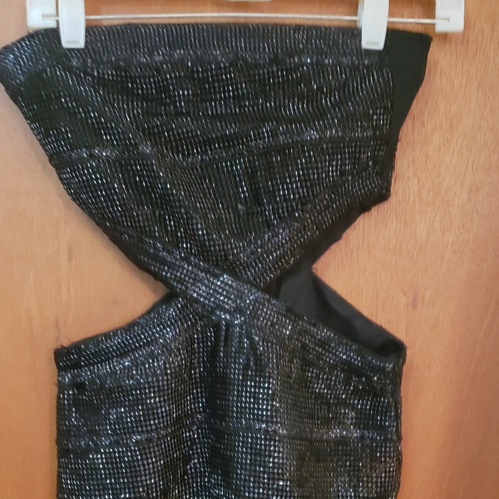 Forever 21 xxi black strapless dress